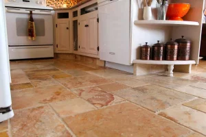 Reglaze kitchen floor tile